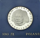 100 zł złotych 1978 Adam Mickiewicz POŁYSK