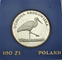 100 zł złotych 1982 Bocian Ochrona Środowiska
