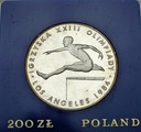200 zł złotych 1984, Igrzyska Los Angeles POŁYSK