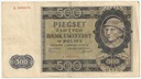 1940 500 zł Pięćset Złotych seria A Góral