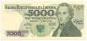 1982 5000 zł złotych Chopin seria CK
