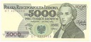 1988 5000 zł złotych Chopin seria DT