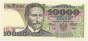 1988 10000 zł złotych Wyspiański, seria CC