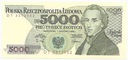 1988 5000 zł złotych Fryderyk Chopin seria DT