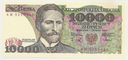 1988 10000 zł złotych Wyspiański, seria AW