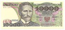 1988 10000 zł złotych Wyspiański, seria BA