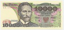 1988 10000 zł złotych Wyspiański, seria CC (1)