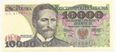 1988 10000 zł złotych Wyspiański, seria CC (2)