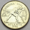 2 zł, złote 1995, Atlanta Zapasy