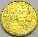 2 zł, złote 1998 Skłodowska Polon i Rad