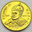2 zł, złote 1998 Zygmunt III Waza