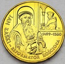 2 zł, złote 1999 Jan Łaski Reformator Kościoła
