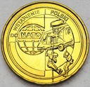 2 zł, złote 1999 Wstąpienie Polski do NATO