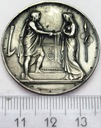 Medal dla nowożeńców 1889 RZADKI SREBRO