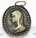 Medal Medalion Jezus Maryia RZADKI STARY