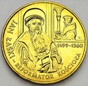 2 zł, złote 1999 Jan Łaski Reformator Kościoła