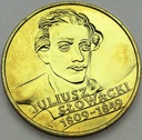 2 zł, złote 1999 Juliusz Słowacki