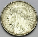 5 złotych 1932 Głowa kobiety, Polonia SREBRO