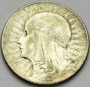 5 złotych 1934 Głowa kobiety, Polonia SREBRO