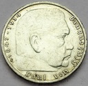 Niemcy 5 Marek 1938, Hindenburg SREBRO
