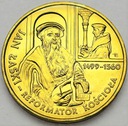 2 zł, złote 1999 Jan Łaski Reformator Kościoła