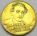 2 zł, złote 1999 Juliusz Słowacki