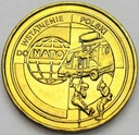 2 zł, złote 1999 Wstąpienie Polski do NATO