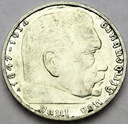 Niemcy 2 marki Niemcy 1939 Hindenburg SREBRO