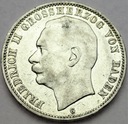 Niemcy 3 marki 1909 Badenia SREBRO