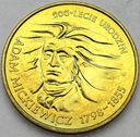 2 zł, złote 1998 Adam Mickiewicz