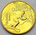2 zł złote 1998 Nagano Zimowe Igrzyska Olimpijskie