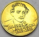 2 zł, złote 1999 Juliusz Słowacki