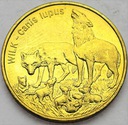 2 zł, złote 1999 Wilk Wilki
