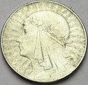 10 zł złotych 1932 Głowa kobiety babka SREBRO