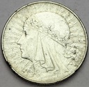 10 zł złotych 1933 Głowa kobiety babka SREBRO