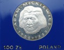 100 zł złotych 1978 Adam Mickiewicz SREBRO