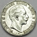 Niemcy 5 marek 1907 A. Prusy SREBRO