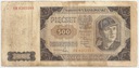 1948 500 zł Pięćset złotych seria AW