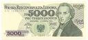 1982 5000 zł złotych Fryderyk Chopin seria CN