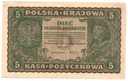 1919 5 Pięć Marek Polskich II Serja CE