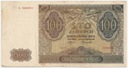 1941 100 zł Sto Złotych seria A