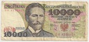 1988 10000 zł złotych Wyspiański, seria DR