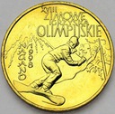 2 zł złote 1998 Nagano Zimowe Igrzyska Olimpijskie