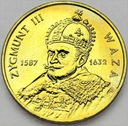 2 zł, złote 1998 Zygmunt III Waza