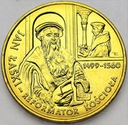2 zł, złote 1999 Jan Łaski Reformator Kościoła