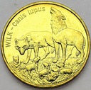 2 zł, złote 1999 Wilk Wilki