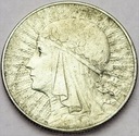 5 zł złotych 1933 Głowa kobiety, Polonia SREBRO