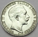 Niemcy 3 Marki Drei Mark 1909 A. Prusy