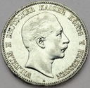 Niemcy 5 marek 1907 A. Prusy SREBRO
