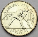 2 zł, złote 1995, Atlanta Zapasy